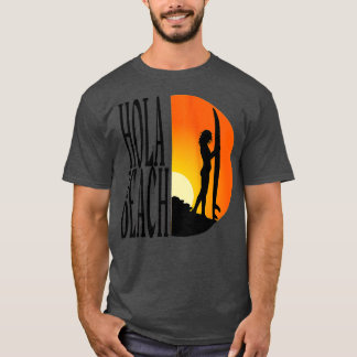 ウィメンズホラビーチおもしろいビーチバケーションサマー， (3) Tシャツ