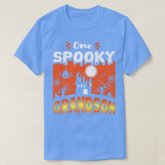 ウィメンズホラー不気味ハロウィーンデザイン幽霊のよく出るカストル Tシャツ (デザイン正面)