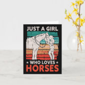 ウィメンズホースライディングオーナーコーディネート馬術馬 カード (黄色い花)