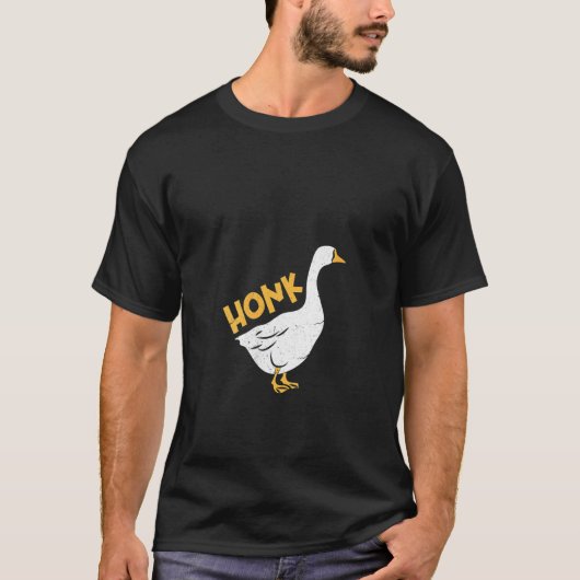 ウィメンズホーンクグースゲーマーミーム Tシャツ (正面)