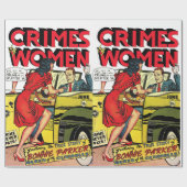 ウィメンズボニーパーカーヴィンテージ漫画ラップ ラッピングペーパー (フラット)