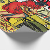 ウィメンズボニーパーカーヴィンテージ漫画ラップ ラッピングペーパー (角)