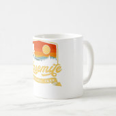 ウィメンズボーレインボーVNeck コーヒーマグカップ (正面右)