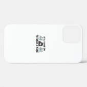ウィメンズポーラベアブラックベア着用顔マスク Case-Mate iPhoneケース (裏面 (横))