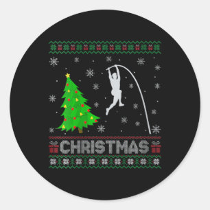 ウィメンズポールヴォールクリスマスツリー照明醜いクリスマス ラウンドシール