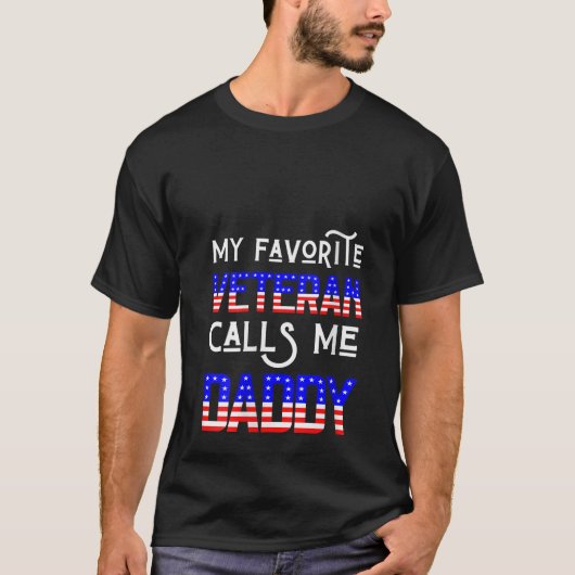 ウィメンズマイお気に入りの退役軍人コール私パパ退役軍人 Tシャツ (正面)
