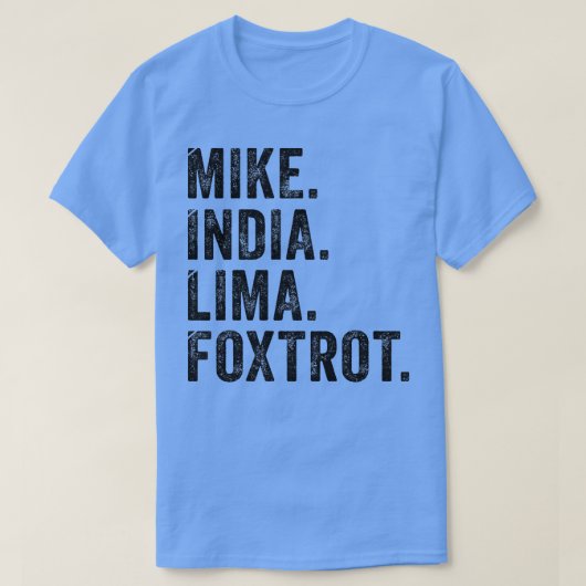 ウィメンズマイクIndia Lima Fotrot Tee Milf Women Mote Tシャツ (デザイン正面)