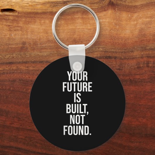 ウィメンズマインドセットやる気を起こさせるウィズダムことわざVネック キーホルダー (正面)