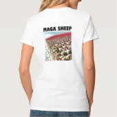 ウィメンズマガシープシャツTシャツ Tシャツ (裏面)
