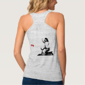 ウィメンズマザビーターティー（フリッピンの女の子） タンクトップ (裏面)