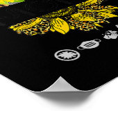 ウィメンズマザーズ日向花グラフィックプリントプラス ポスター (角)