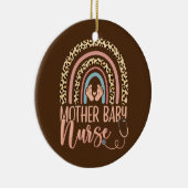 ウィメンズマザーベビーナースナーシングレオパレボーレインボー セラミックオーナメント (右)