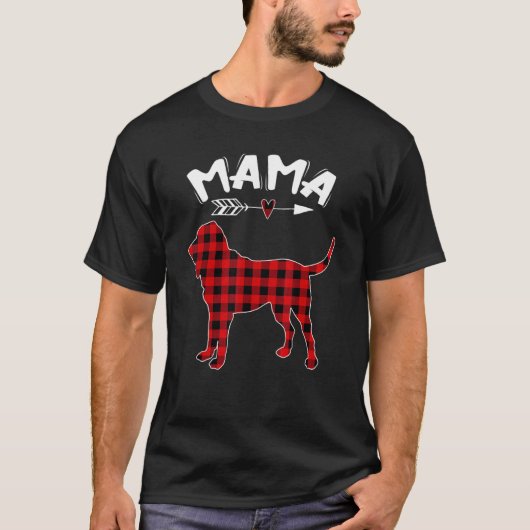 ウィメンズマブラッドハウンドママ Tシャツ (正面)