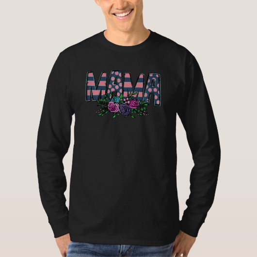 ウィメンズママフラワーズウェスタンモダンスタイルガ Tシャツ (正面)