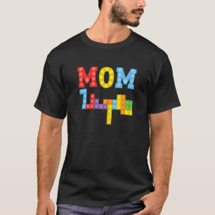 ウィメンズママママスタービルダーマザー建物ブロックB Tシャツ