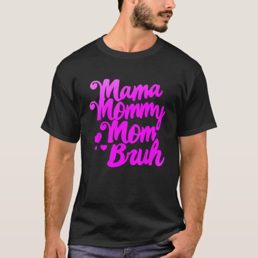 ウィメンズマママママママブリューヴィンテージおもしろい母 Tシャツ (正面)