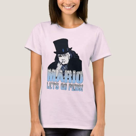 ウィメンズマリオPenguinホッケーTシャツ Tシャツ (正面)