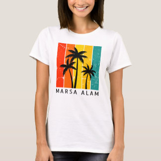 ウィメンズマルサアラムヴィンテージサンセットTシャツ Tシャツ