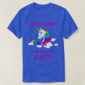 ウィメンズマーチ誕生日ユニコーン生まれが3月に開催 Tシャツ (デザイン正面)