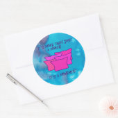 ウィメンズマーチ,ピンクハット,ムーブメント, ラウンドシール (封筒)