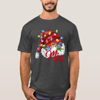 ウィメンズミアサ賛美タハットクリスマスライト Tシャツ