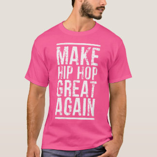 ウィメンズメイクヒップホップ素晴らしー Tシャツ