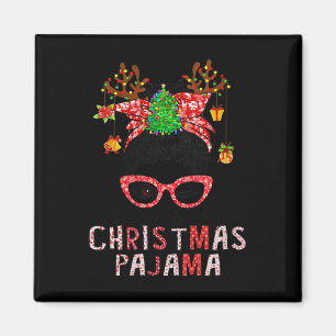 ウィメンズメッシーバンこれは私のクリスマスパジャマクリスマス マグネット