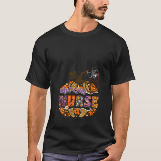 ウィメンズメドサーグナース聴診器ヒョウ Tシャツ