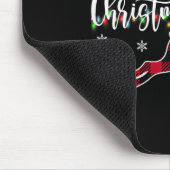 ウィメンズメリークリスマストナディアバッファロープレイドレッド マウスパッド (コーナー)