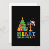 ウィメンズメリークリスムカ2022ハッピーハヌッカクリス シーズンカード (正面/裏面)