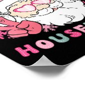 ウィメンズメリーハウスキーパークリスマスハウスキーピングXm ポスター (角)