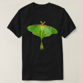 ウィメンズモス( Luna Moth Graphic )美しいルナ Tシャツ (デザイン正面)