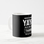 ウィメンズヤヤあなたはザ最高のイア・イア・ギフト コーヒーマグカップ (正面左)