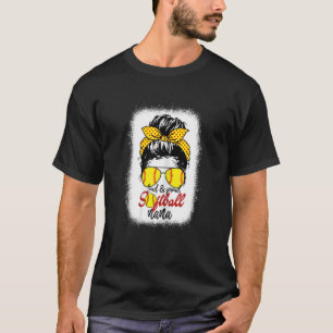 ウィメンズラウド&ソフトボー誇りを持ったルナナメッシーバンレオパール Tシャツ