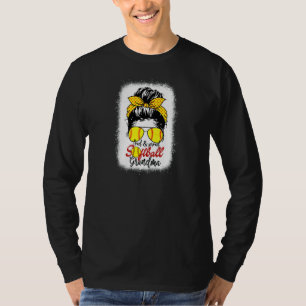 ウィメンズラウド&ソフトボー誇りを持ったルナナメッシーバンレオパール Tシャツ