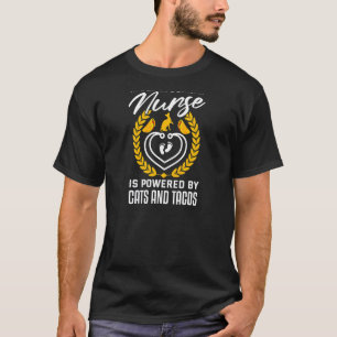 ウィメンズラバーアンドデリバリーナースキャットタコスL&dニュー Tシャツ