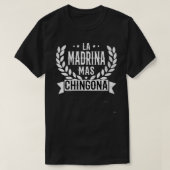 ウィメンズラマドリナマスチョンオナゴドマスペインのザーV Tシャツ (デザイン正面)