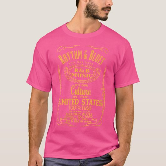 ウィメンズリズムアンドブルースRnb音楽Rbストリートウェア Tシャツ (正面)