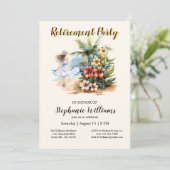 ウィメンズリタイアメントビーチアロハフラワーズパーティー 招待状 (スタンド正面)