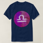 ウィメンズリブラ〔占星術の〕十二宮図占星術アストロロジープレミアムT- Tシャツ (デザイン正面)