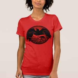 ウィメンズレイヴンタンクトップravenアートレディースシャツ tシャツ