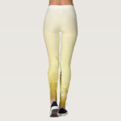 ウィメンズレギンスサニーモーニングファームカントリー素朴 レギンス (裏面)