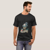 ウィメンズレストモーマー顔スケルトンコーヒーユーモアv Ne Tシャツ (正面フル)