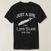 ウィメンズロングアイランドニューヨーク女性向け土産 Tシャツ (デザイン正面)
