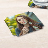 ウィメンズ吹バブルチケットコースター ペーパーコースター (アングル)