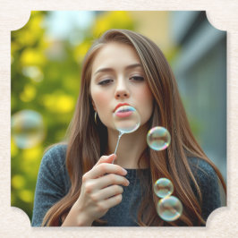 ウィメンズ吹バブルチケットコースター ペーパーコースター