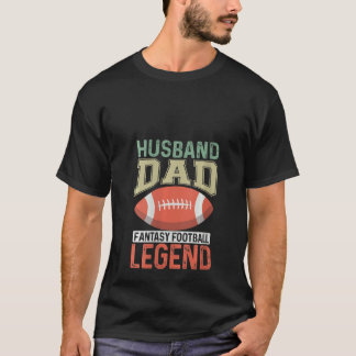 ウィメンズ夫パパファンタジーヴィンテージ引用文サッカー Tシャツ