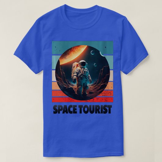 ウィメンズ宇宙ウーリストアウタースペースアウタースペースアストロン Tシャツ (デザイン正面)