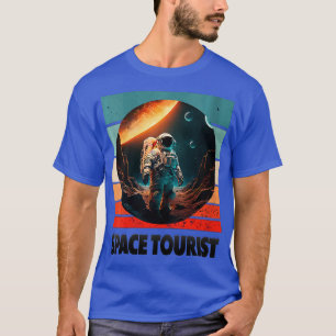 ウィメンズ宇宙ウーリストアウタースペースアウタースペースアストロン Tシャツ