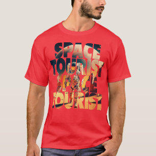 ウィメンズ宇宙ウーリストアウタースペースアウタースペースアストロン Tシャツ